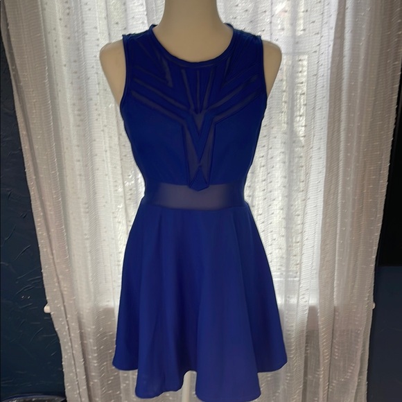 Astr Dresses & Skirts - Chic Blue Mini Dress